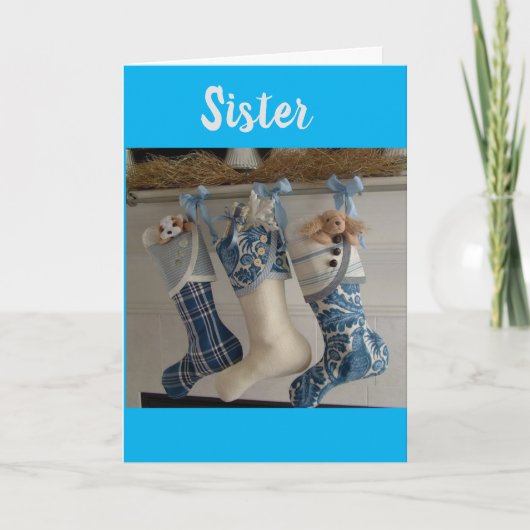 FROHE WEIHNACHTEN ***SCHWESTER*** MIT LIEBE & DANK (Vorderseite)