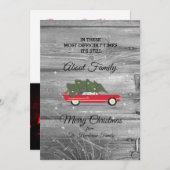 Frohe Weihnachten schwierigste Zeiten rustikal (Vorne/Hinten)