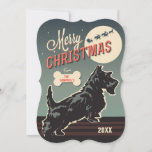 Frohe Weihnachten Scottie<br><div class="desc">Anderson Design Group ist eine preisgekrönte Illustrations- und Designfirma in Nashville,  Tennessee. Der Gründer Joel Anderson leitet ein Team talentierter Künstler,  um originale Posterkunst zu kreieren,  die wie Vintage Werbedrucke von den 1920er bis 1960er Jahren aussieht. Dieses spielerische Design wurde 2015 von Joel Anderson entworfen</div>