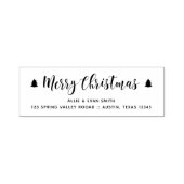 "Frohe Weihnachten" Script-Schriftart Permastempel (Design)