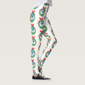 frohe Weihnachten Seepferd Leggings (Rechts)