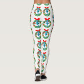 frohe Weihnachten Seepferd Leggings (Rückseite)