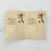 Frohe Weihnachten Sehr Hirsch Großvater Karte (Innenseite)