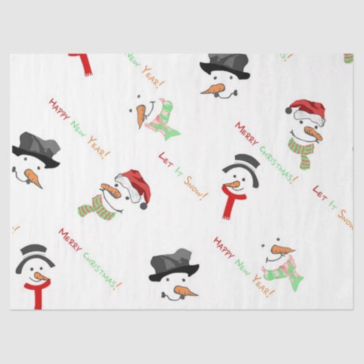 Frohe Weihnachten Seidenpapier (Vorderseite)