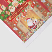 Frohe Weihnachten  Seidenpapier (Ausschnitt)
