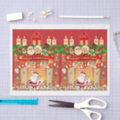Frohe Weihnachten  Seidenpapier (Handwerk)