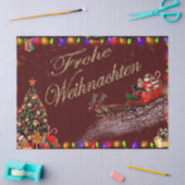 Frohe Weihnachten Seidenpapier (Basteln)