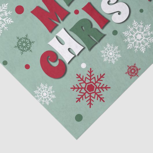 Frohe Weihnachten Seidenpapier (Ausschnitt)