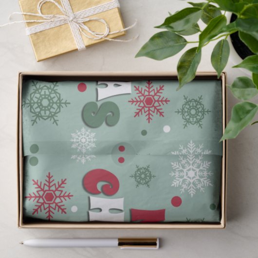 Frohe Weihnachten Seidenpapier (Geschenk)