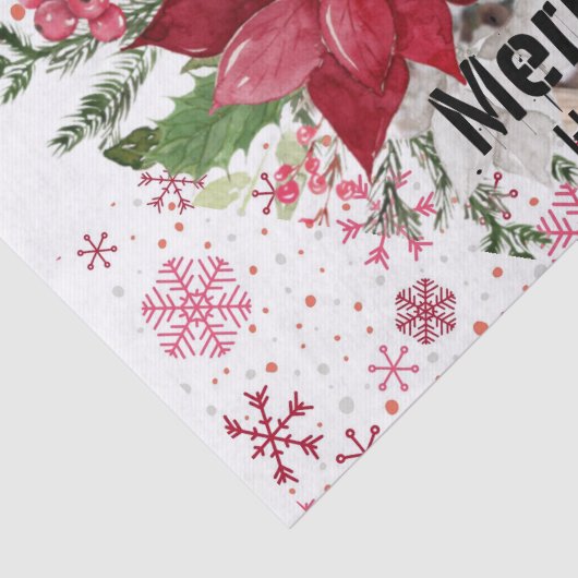 Frohe Weihnachten! Seidenpapier (Detail)