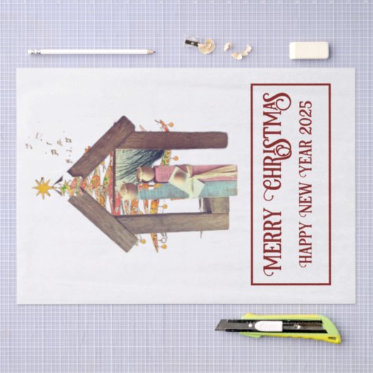 Frohe Weihnachten! Seidenpapier (Handwerk)