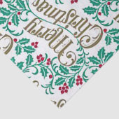 "Frohe Weihnachten" Seidenpapier (Detail)