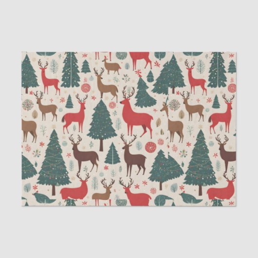 Frohe Weihnachten! Seidenpapier (Vorderseite)