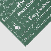 Frohe Weihnachten Seidenpapier (Ausschnitt)
