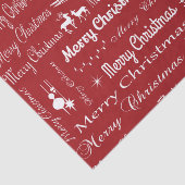 Frohe Weihnachten Seidenpapier (Ausschnitt)