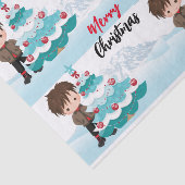 Frohe Weihnachten Seidenpapier (Ausschnitt)