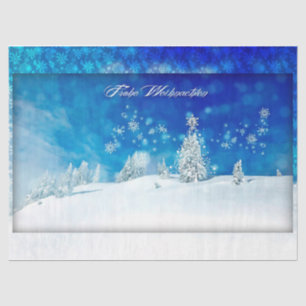 Frohe Weihnachten Seidenpapier