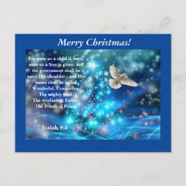 Frohe Weihnachten! Sein Name wird aufgerufen.. Postkarte