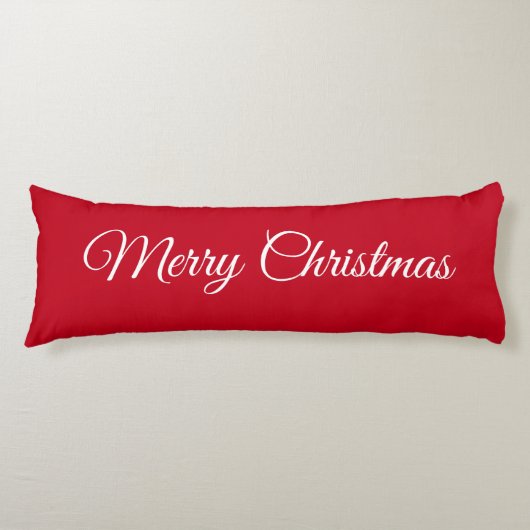 Frohe Weihnachten Seitenschläferkissen (Vorderseite)