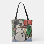 Frohe Weihnachten Selfie! Tasche (Rückseite)