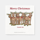 Frohe Weihnachten Serviette (Vorderseite)