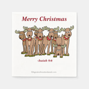 Frohe Weihnachten Serviette