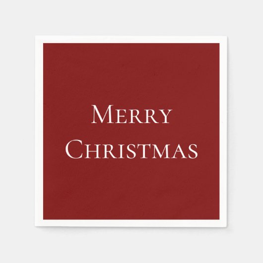 Frohe Weihnachten  Serviette (Vorderseite)