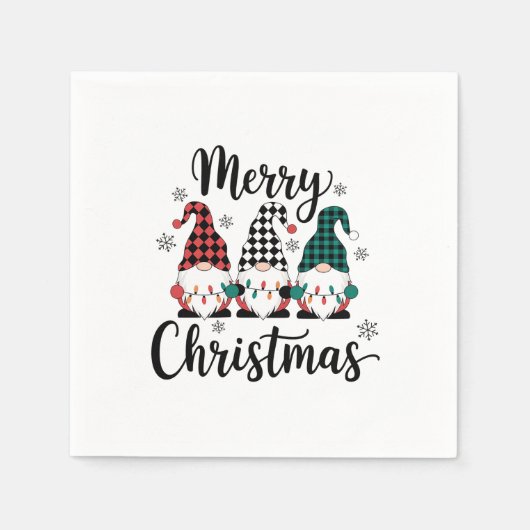 Frohe Weihnachten Serviette (Vorderseite)