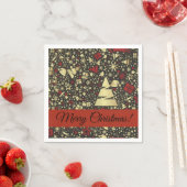 "Frohe Weihnachten!" Serviette (Beispiel)