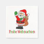 Frohe Weihnachten Serviette (Vorderseite)