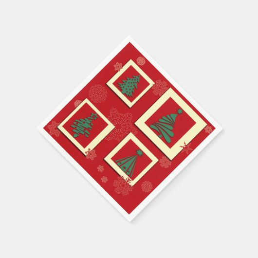 Frohe Weihnachten Serviette (Ecke)