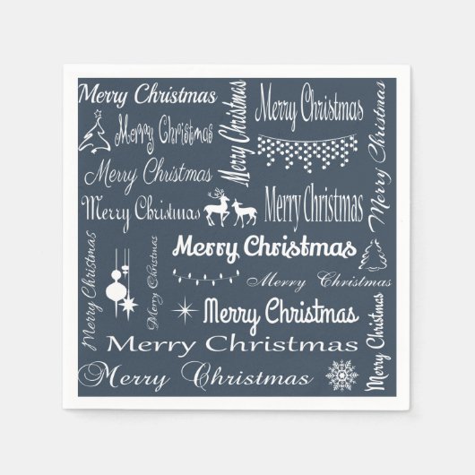 Frohe Weihnachten Serviette (Vorderseite)