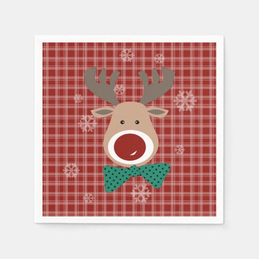 Frohe Weihnachten! Serviette (Vorderseite)