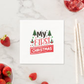 Frohe Weihnachten Serviette (Beispiel)