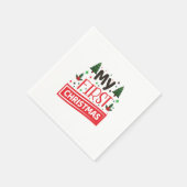 Frohe Weihnachten Serviette (Ecke)