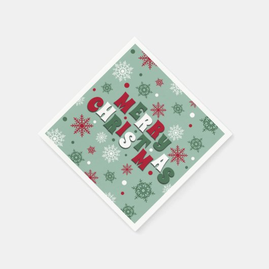 Frohe Weihnachten Serviette (Ecke)