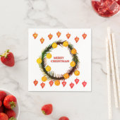 Frohe Weihnachten Serviette (Beispiel)