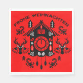 Frohe Weihnachten Serviette (Vorderseite)