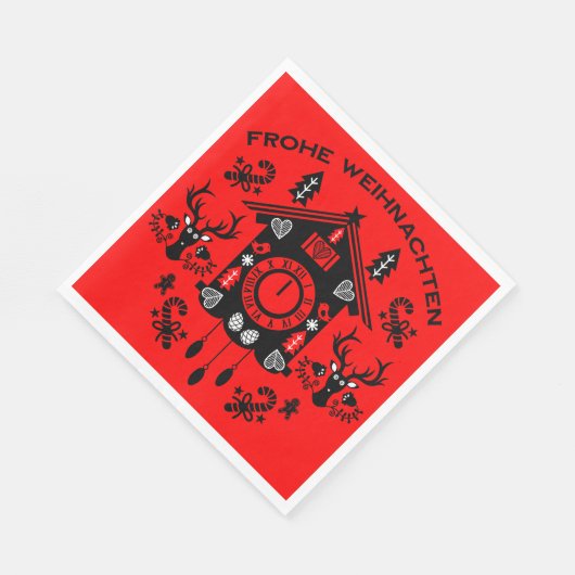 Frohe Weihnachten Serviette (Ecke)