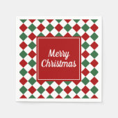 Frohe Weihnachten Serviette (Vorderseite)