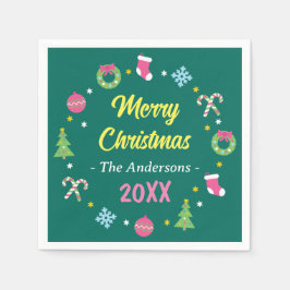 Frohe Weihnachten Serviette