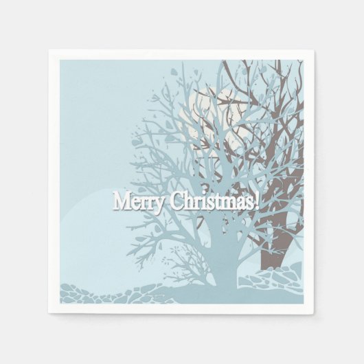 Frohe Weihnachten! Serviette (Vorderseite)