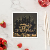 Frohe Weihnachten Serviette (Beispiel)
