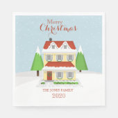 Frohe Weihnachten Serviette (Vorderseite)