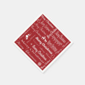 Frohe Weihnachten Serviette (Ecke)