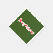 Frohe Weihnachten Serviette (Ecke)