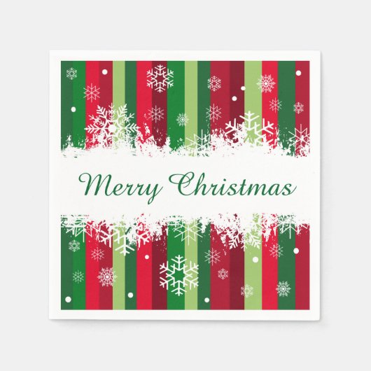 Frohe Weihnachten Serviette (Vorderseite)