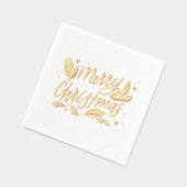 Frohe Weihnachten Servietten Mit Folie (Links)