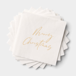 Frohe Weihnachten Servietten Mit Folie