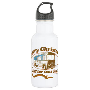 Frohe Weihnachten Sh!*ter war voll Edelstahlflasche